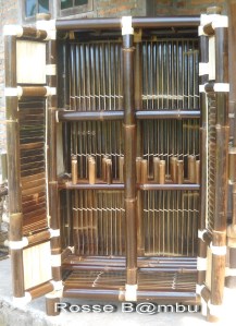 Almari Perkakas Bambu  Kerajinan  Mebel Bambu  ROSSE BAMBU  